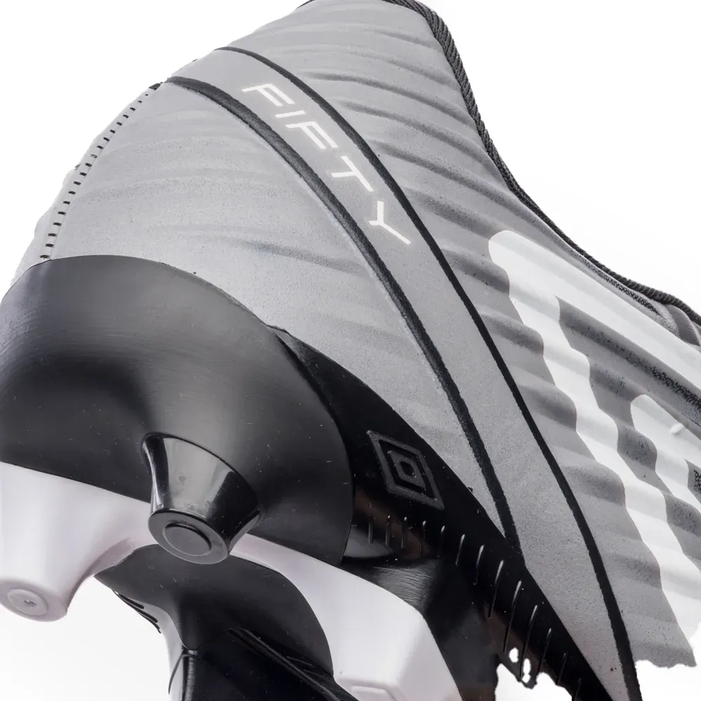 Umbro Chuteira FIFTY V U03FB00166-182 PretoCinzaBranco Sint -3-